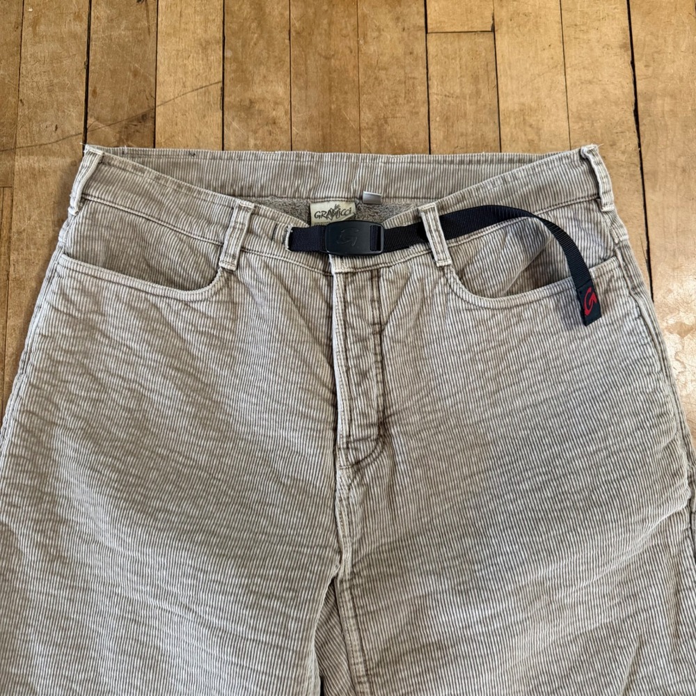 Vtg Gramicci Corduroy Pants Made In Usa Fleece Lined Bonded Womens Sz L (14/16) — image 2 of 6